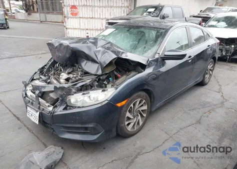 2018 Honda Civic Ex from USA, damaged, VIN 2HGFC2F70JH567230